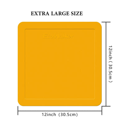 Eco Walker 12inch Flat Square Spot Marker Multi-Color Exercise Kids Floor Playmat (12pcs)