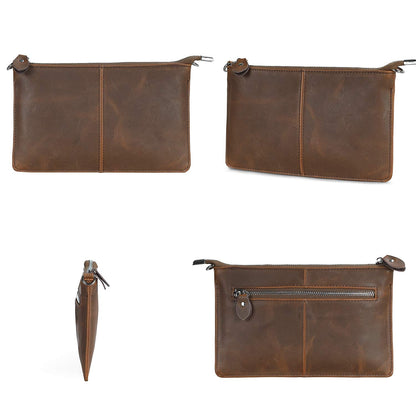 befen Leather Wristlet Clutch Wallet Slim Purse and Handbags Small Envelope Crossbody Bags for Women