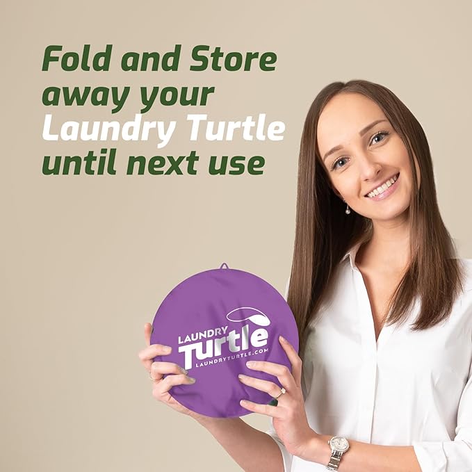 Laundry Turtle Collapsible Laundry Basket | Foldable Laundry Hamper &