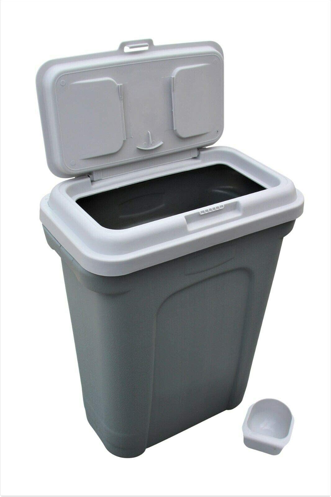 HH Home Hut Pet Food Storage Container 35L Dog Cat Animal Bin 16 KG Dry Feed 23KG Seed With food scoop and air tight seal