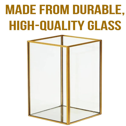 Fun Express Set of 3 Square Glass Candle Holders – Elegant Home Décor for Living Room Dining Room & Special Occasions – Stylish Glass Candle Stands for Table Settings & Modern Interiors – 3 Pieces