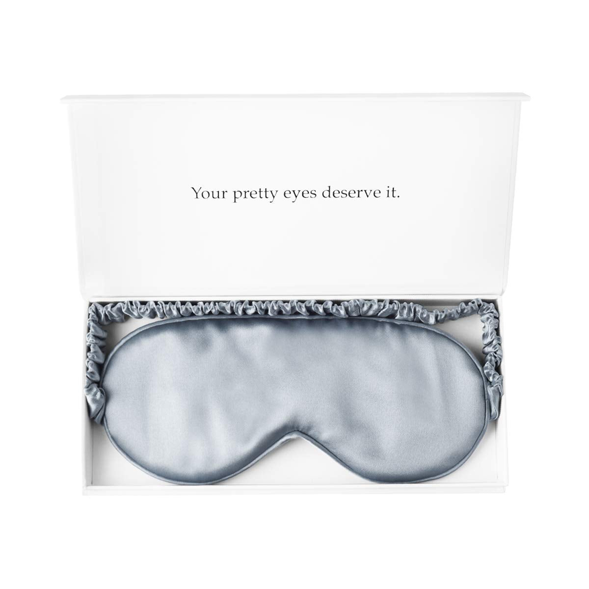 Silk Sleep Mask Light Blocking Luxury 100% Mulberry 19mm Silk Eye Mask Eye Cover Blindfold Ultra Soft Light & Comfy Anti Aging Skin Care with Travel Bag Gift Package