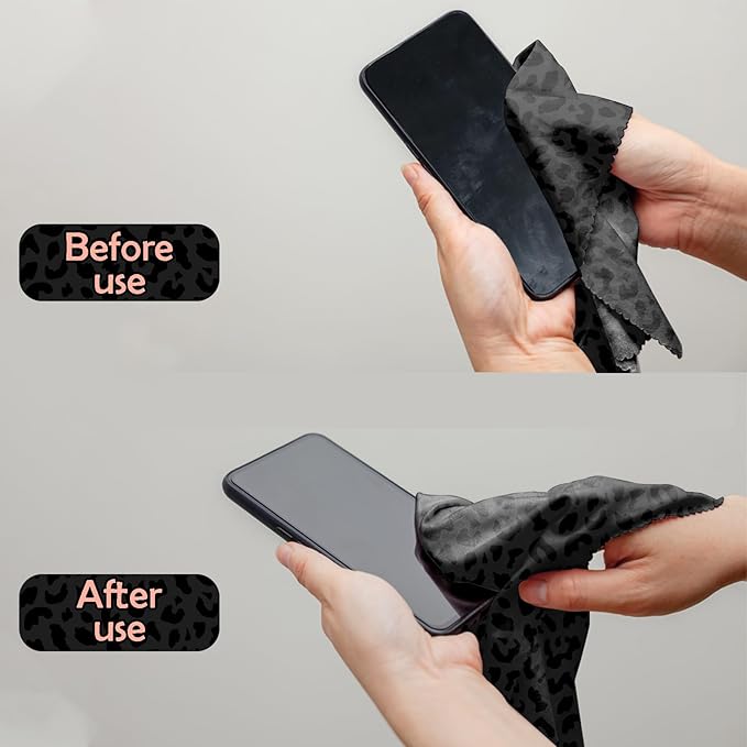 6 PCS Glasses Cleaning Cloth Eyeglass Cleaning Cloth Lens Eyeglasses Microfiber