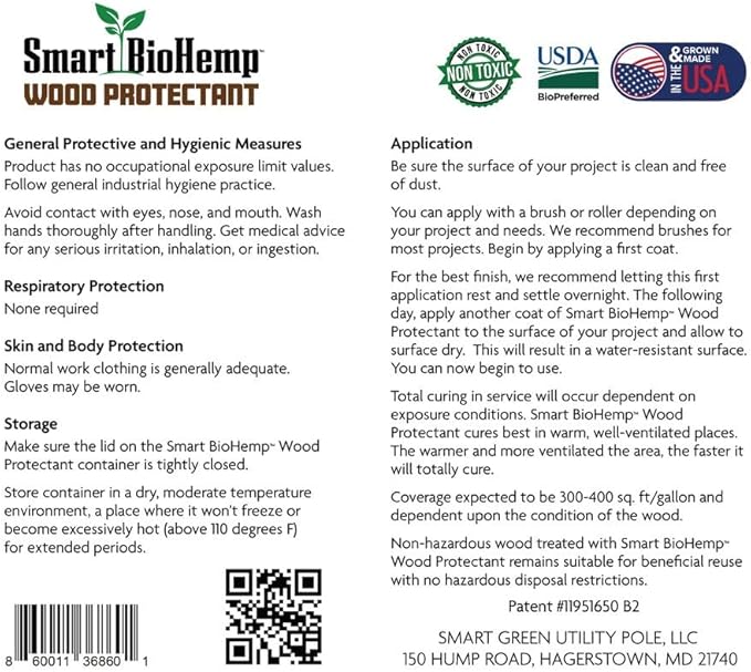 Plant-Powered 1-Gallon Protectant, Protects Wood from Water & UV Rays,