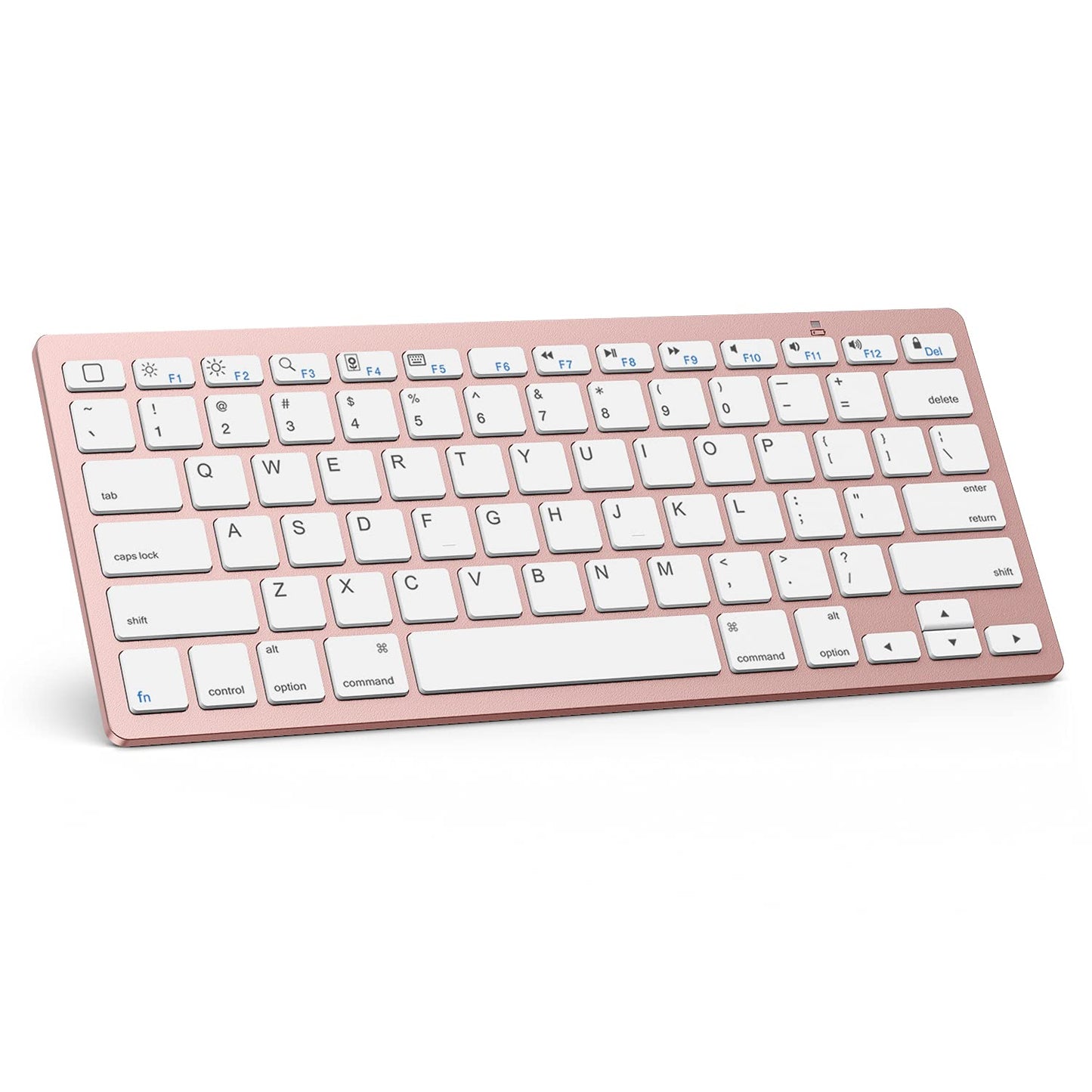 OMOTON Bluetooth Keyboard Compatible with iPad 10th Generation, iPad 10.2 (9th/8th/7th), iPad Pro 13/12.9/11 inch, iPad Air/Mini and More iOS Devices, White