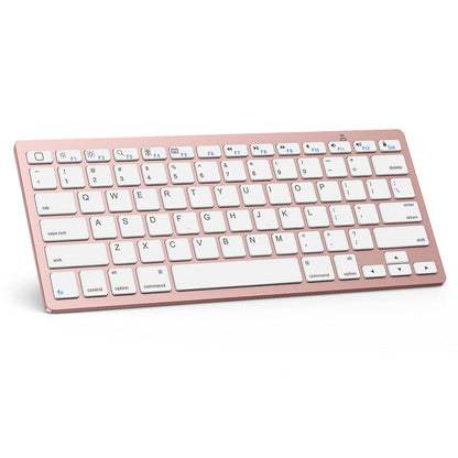 OMOTON Bluetooth Keyboard Compatible with iPad 10th Generation, iPad 10.2 (9th/8th/7th), iPad Pro 13/12.9/11 inch, iPad Air/Mini and More iOS Devices, White