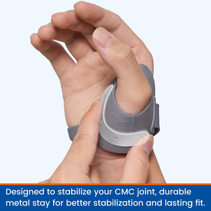 Willcom CMC Thumb Brace - CMC Joint thumb arthritis brace for Osteoarthritis Pain, Flexible Thumb Stabilizer & Support for Arthritis Pain Relief for Women and Men（Left Hand - Medium）