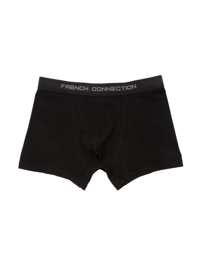 French Connection 'FC1' Mens Multipack Boxer Shorts - Cotton Stretch, 5 Pack, Soft and Breathable Underwear (Medium)