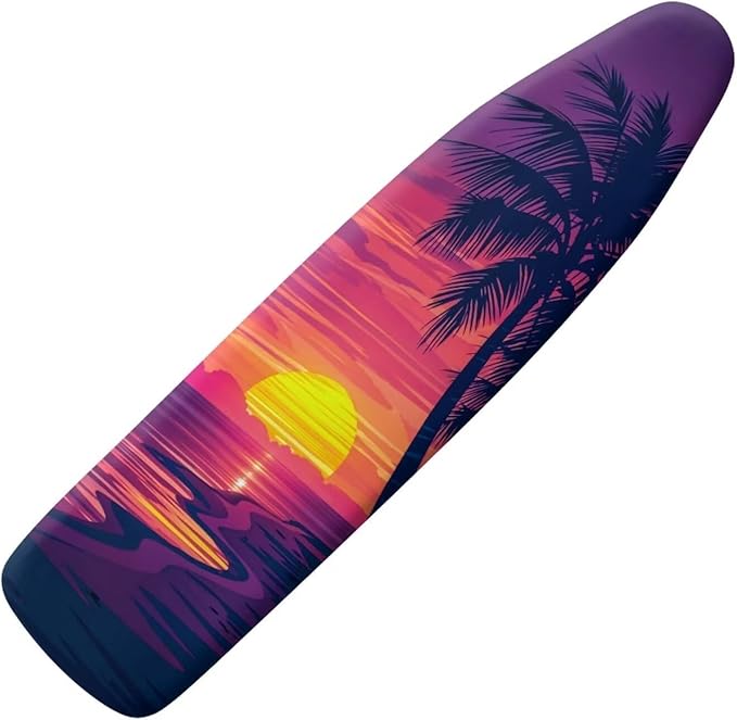 Sprowallow Palm Tree Ironing Board Covers and Pad Elastic Edge, Scorch