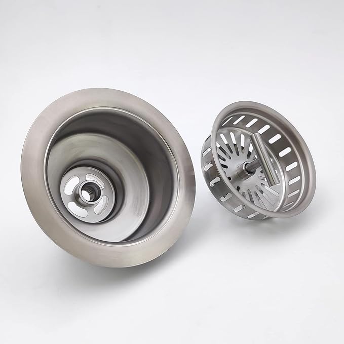 3-1/2 Inch Brushed Nickel Sink Strainers