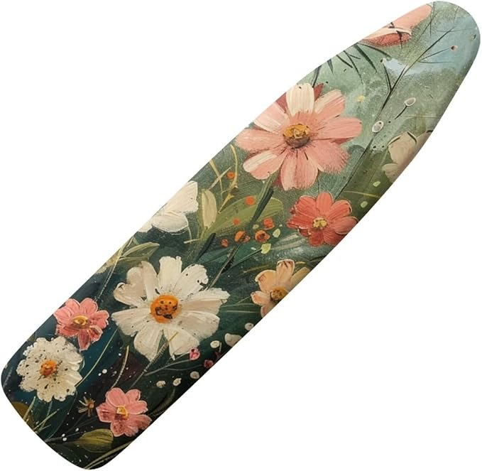 Daisy Prints Ironing Board Padded Cover Dust Covers Stretchable Iron Board