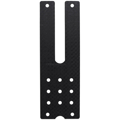 Curv Dual Molle Adapter - (Black) - (No Hardware) - (3.00in) - USA Made, Customizable Carry Angle, Dual Mounting Arms for Tactical Gear, for Military & Law Enforcement