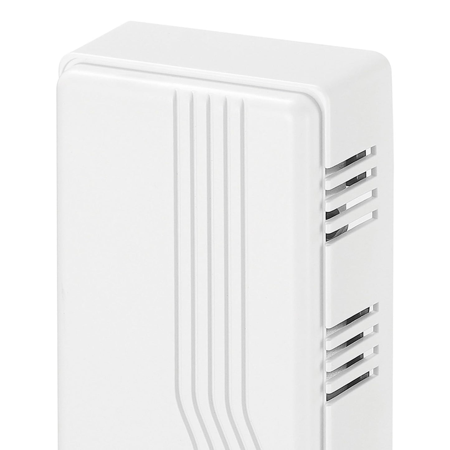 Heath Zenith Wired Mechanical Doorbell Chime, White, Plastic, Wired, 2 Tunes, Vertical, Horizontal, 80 dB, Button Not Included