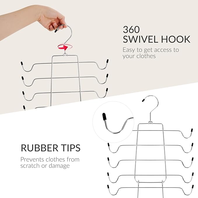 ZEDODIER 3 Pack Tank Top Hanger Space Saving, Bra Hangers