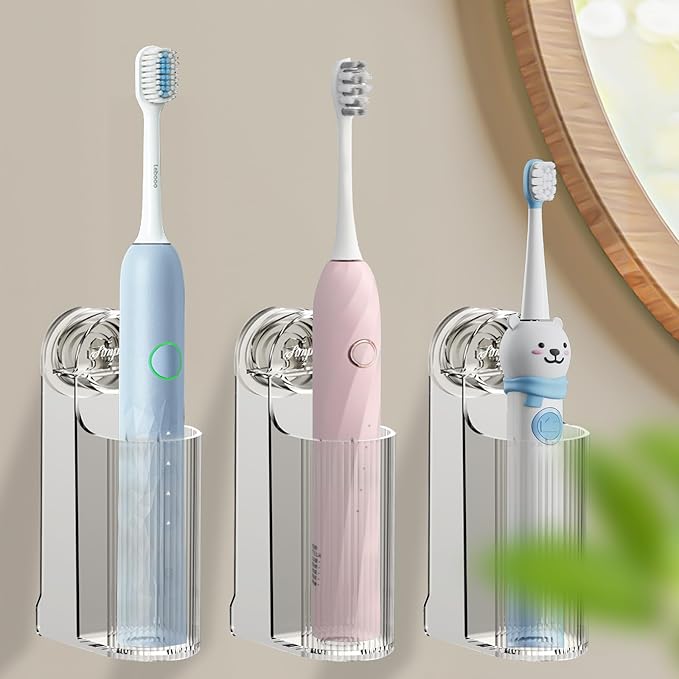 3 Pack Electric Toothbrush Holders