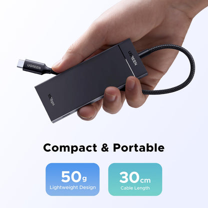 UGREEN 10Gbps USB C Hub, USB-C Splitter with 4 USB C Port,100W PD Compatible with MacBook Pro, MacBook Air, iPad Pro, and iPhone 16/17, Plug and Play