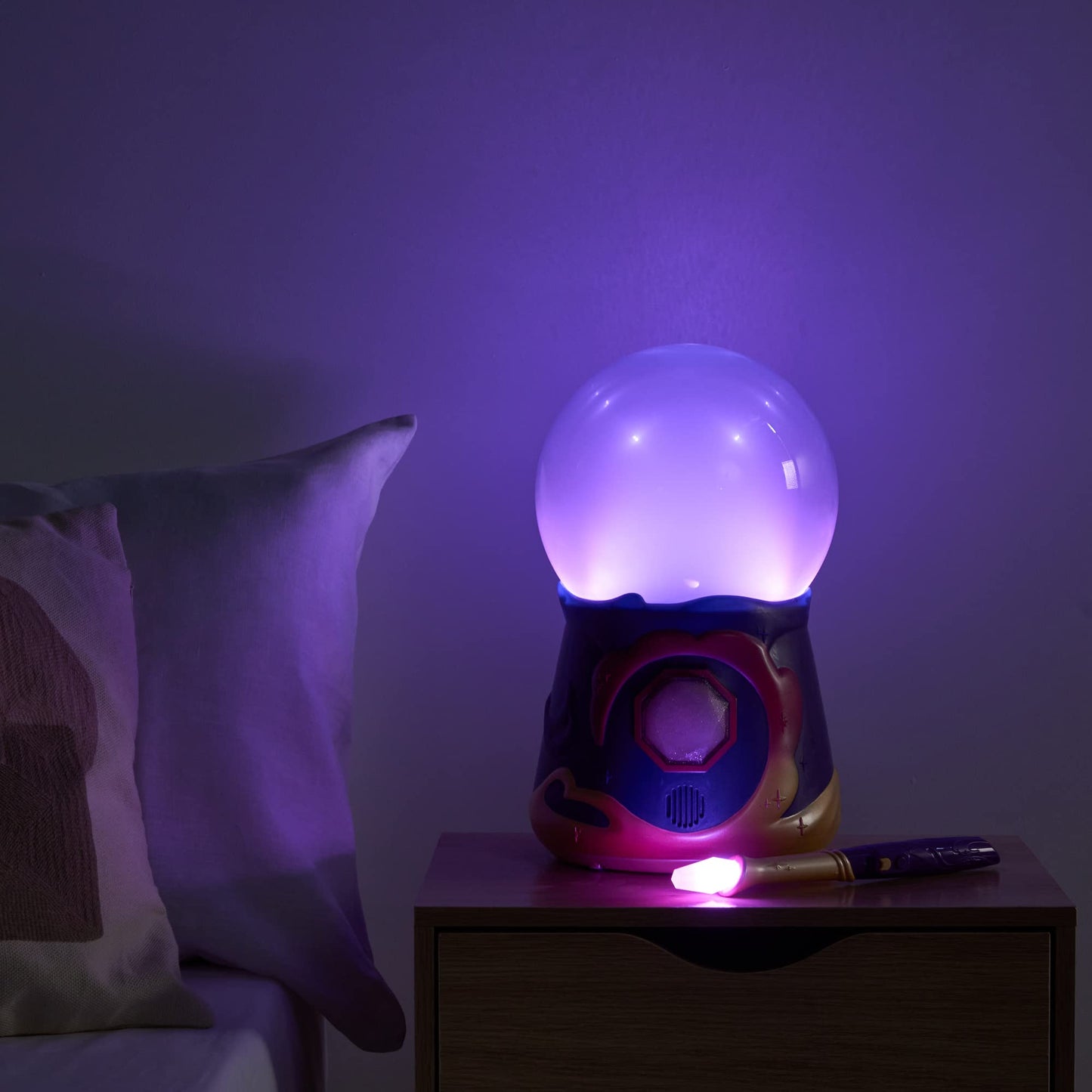 Magic Mixies Magical Misting Crystal Ball With Interactive 8 Inch Pink Plush Toy Ages 5+ And 80+ Sounds And Reactions.