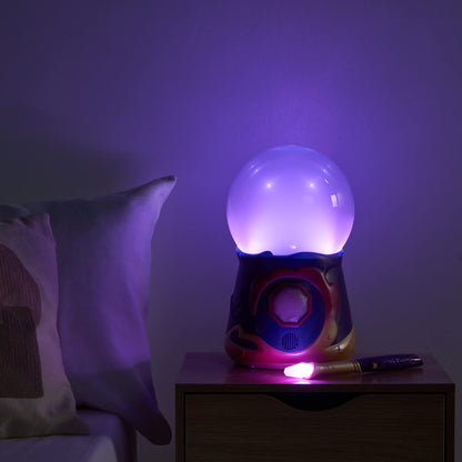 Magic Mixies Magical Misting Crystal Ball With Interactive 8 Inch Pink Plush Toy Ages 5+ And 80+ Sounds And Reactions.