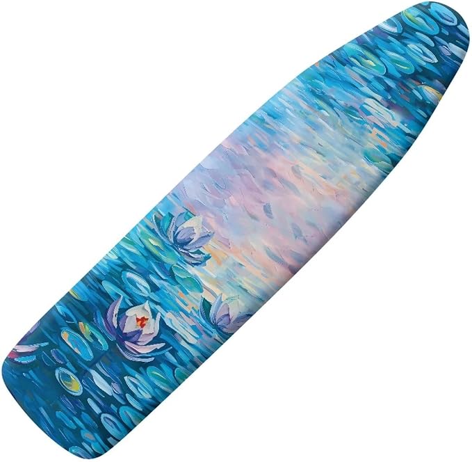 Water Lily Ironing Board Cover and Pad Standard Size Van Gogh Iron Board Padded