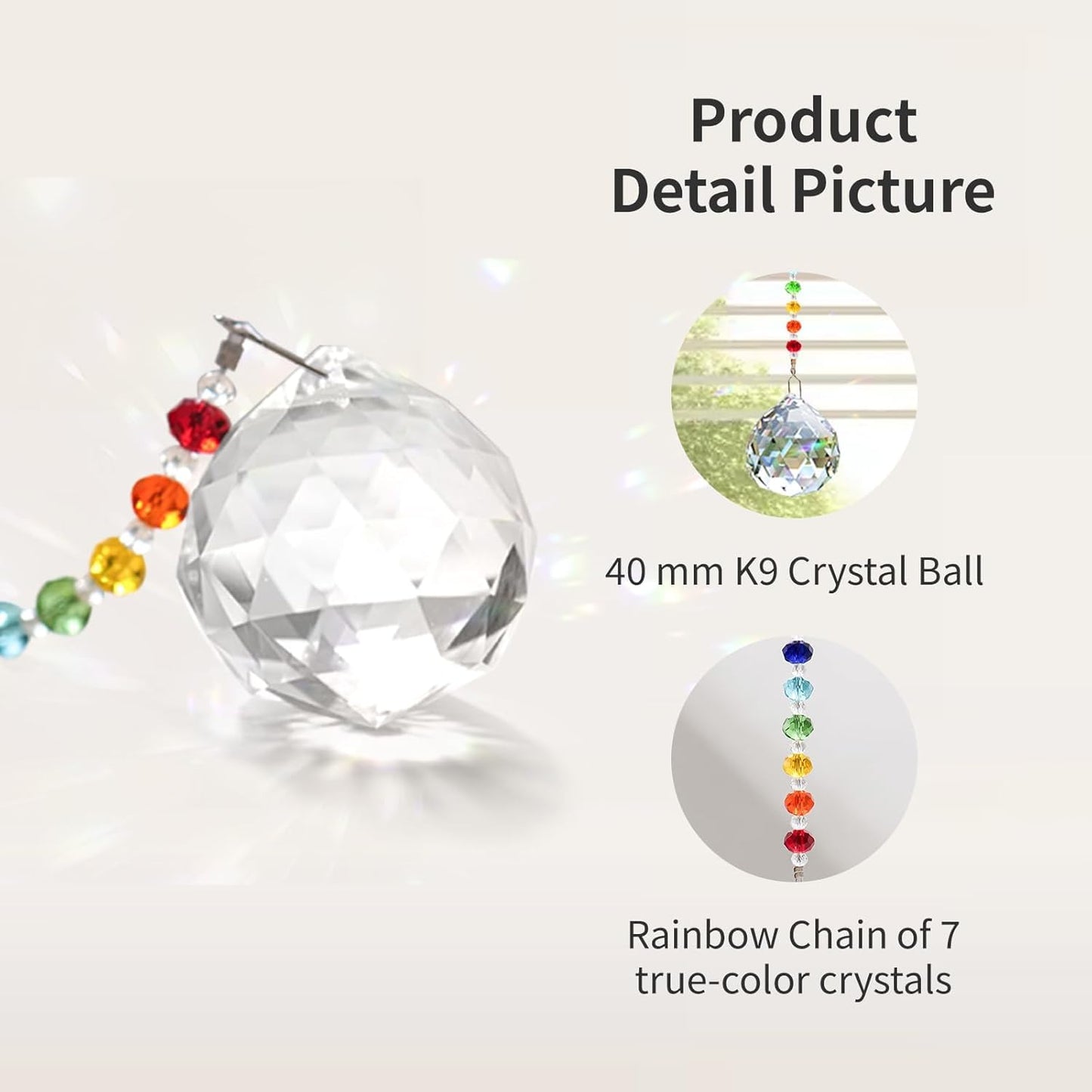 HEGELDA Cat Memorial Gifts for Loss of Cat, Crystal Sun Catcher with Sympathy Poem Card, Refractive Prism Hanging Ornament, Pet Bereavement Keepsake, Premium Gift Box Included