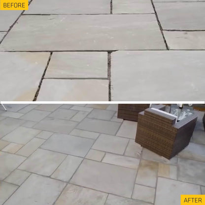 Sika – FastFix All Weather Self-Setting Paving Jointing Compound – Ready to Use – No Mixing Required - Deep Grey – 14kg – 20 sq. m