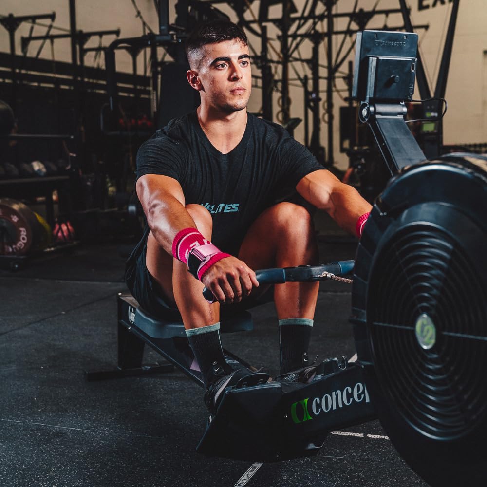 Velites I Grips Quad Pro I Professional Grips for Cross Training or Gymnastics I Suitable for Any Surface I Use with Magnesium I Include Fabric Wristbands to Gift Match.