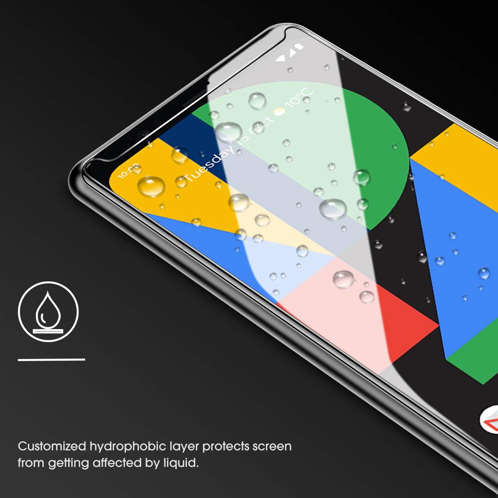 OMOTON 3+2 Pack for Google Pixel 9 Pro Screen Protector, 3 Pack Tempered Glass Screen Protector & 2 Pack Camera Lens Protector for Pixel 9 Pro 2024 6.3-inch, Case Friendly (Not for Pixel 9/9 Pro XL)