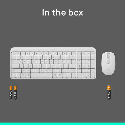 Logitech K250 Bluetooth Keyboard with Numpad, Easy Connectivity, Compact Wireless Keyboard Made with Recycled Plastic, Spill-Resistant, Comfortable Keys - Windows/MacOS - Graphite