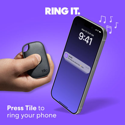 Tile by Life360 Pro (2024) - Powerful Bluetooth Tracker, Key Finder and Item Locator for Keys Bags, and More, Both iOS and Android Compatible, Phone Finder, Pack of 4 (Black/White)