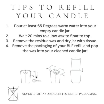 Bougies La Francaise - French-Made Scented Candle Refill - The Flowers - Made in France, 200g, +/- 40-Hour Burn Time - ‎2.97 x 3.27 x 3.38 inches