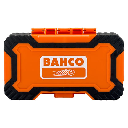 Bahco 59/S54BC 54 Pcs Bit Set for Slotted, Phillips, Pozidriv, Hexagonal, Robertson and Coloured TORX,TORX Tamper, Head Screws