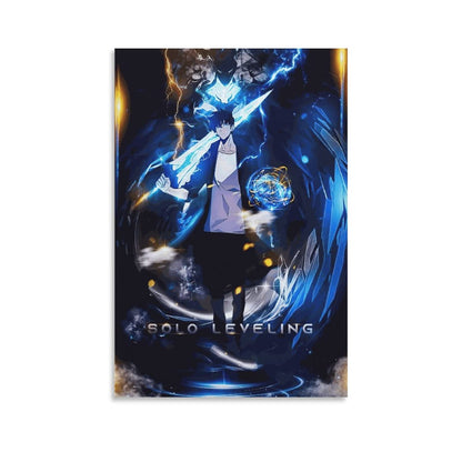SIPMAN Solo Leveling Anime Canvas Print Home Decorations Posters For Room Aesthetic Wall Art Poster Unframe 12x18inch(30x45cm)