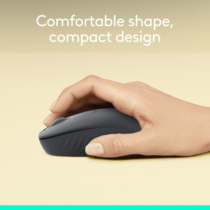 Logitech M196 Bluetooth Wireless Mouse, Compact and Portable Mouse for Laptops, Tablets and More, 12-Month Battery, Smooth Tracking, Compatible with PC and Mac, Windows and macOS - Rose