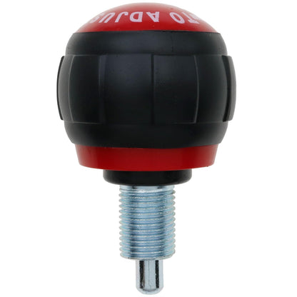 safycaby 1 PCS M16 Pop Pull Pin Knob Pull Pin Spring Knob Replacement Parts for Home Exercise Bike Height Adjustment Screw Equipment Red