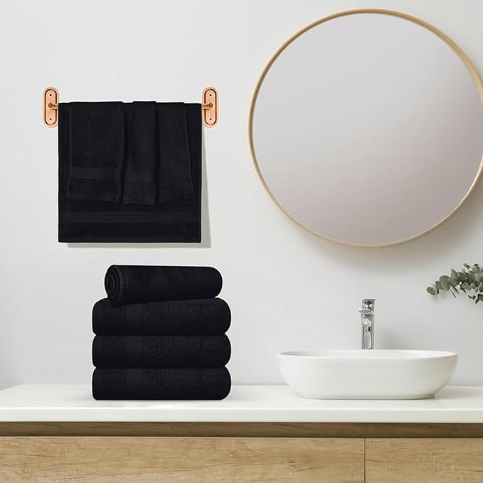 24 Pack Premium Hand Towels – 100% Cotton, Soft & Highly Absorbent – 16x27