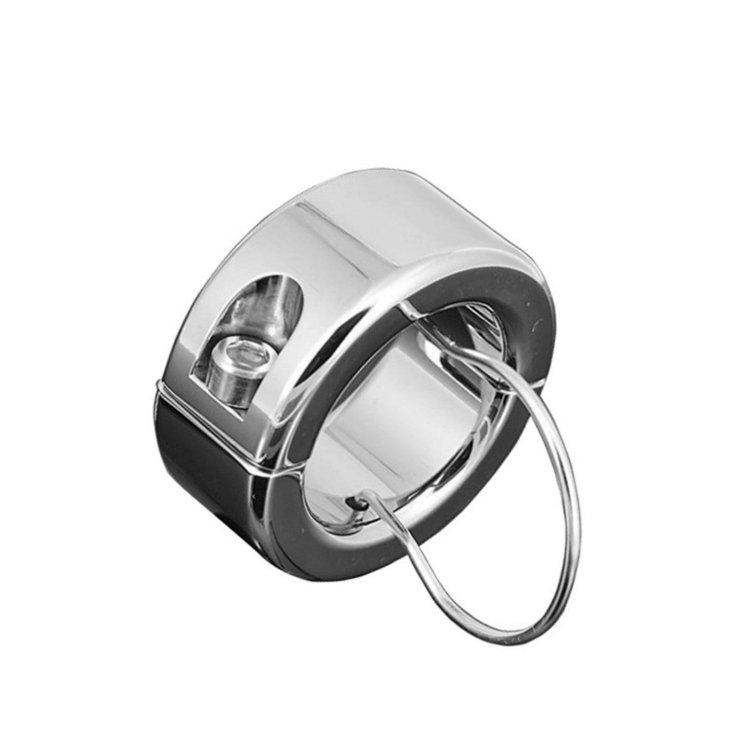 Stainless Steel Pendant Hanging Crystal Ball, Men's Stretching Exercise Rings (USF69) (Pendant)