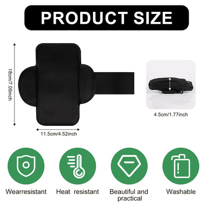 Gym Water Bottle Pouch, Double Layer Water Bottle Holder Water Bottle Sleeve Bag for Cards Keys Wallet Running Phone Holder Gym Phone Bag for Men Women Running Sports Bike