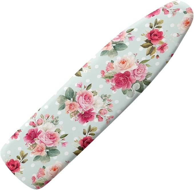 Flower Print Cover for Ironing Board 15x54 Inch Standard Size Flower Print Iron