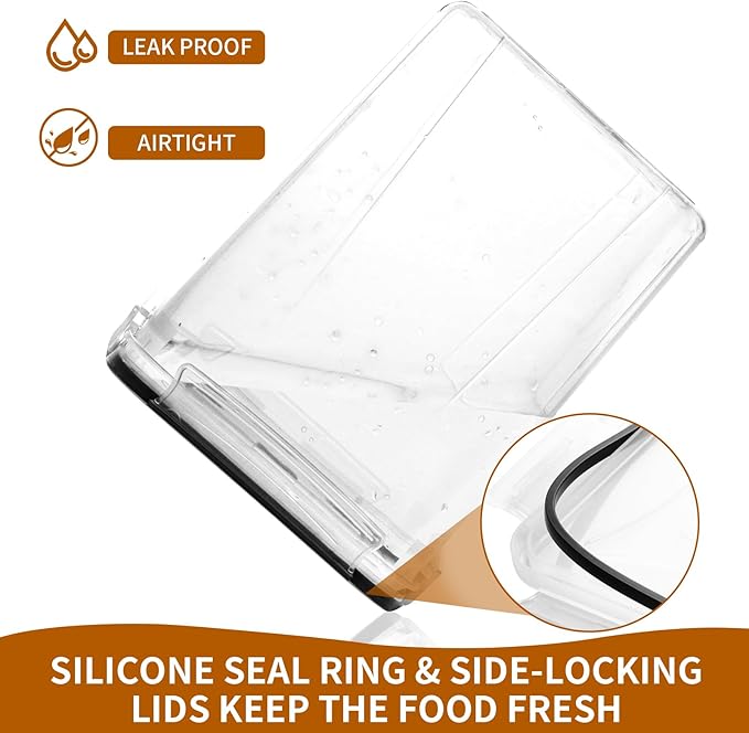 4 Pack Large Airtight Food Storage Containers