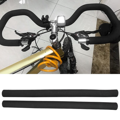 Zjyufy Foam Bike Handlebar Grips Cover Bicycle Tube Sponge Soft Grips Foam Tubing Cover for Mountain Road Bike, Inner Dia 22mm