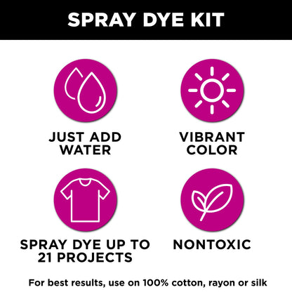 Tulip I Love To Create One-step spray Tie Dye Colour kit Confetti