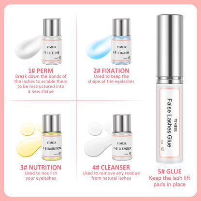 2025 Upgraded Lash Lift Kit - Eyelash Lift Kit,Professional Semi-Permanent Curling Eyelash Perm Kit, Lash Perm Kit Suitable for Salon and Home Use