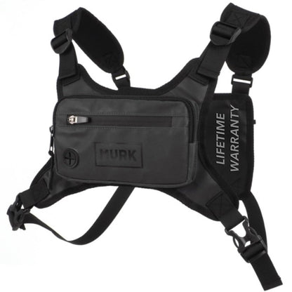 MVRK Water Resistant Chest Pack - Running Vest for Workouts, Running Phone Holder Extra Storage, Lightweight Running Pack