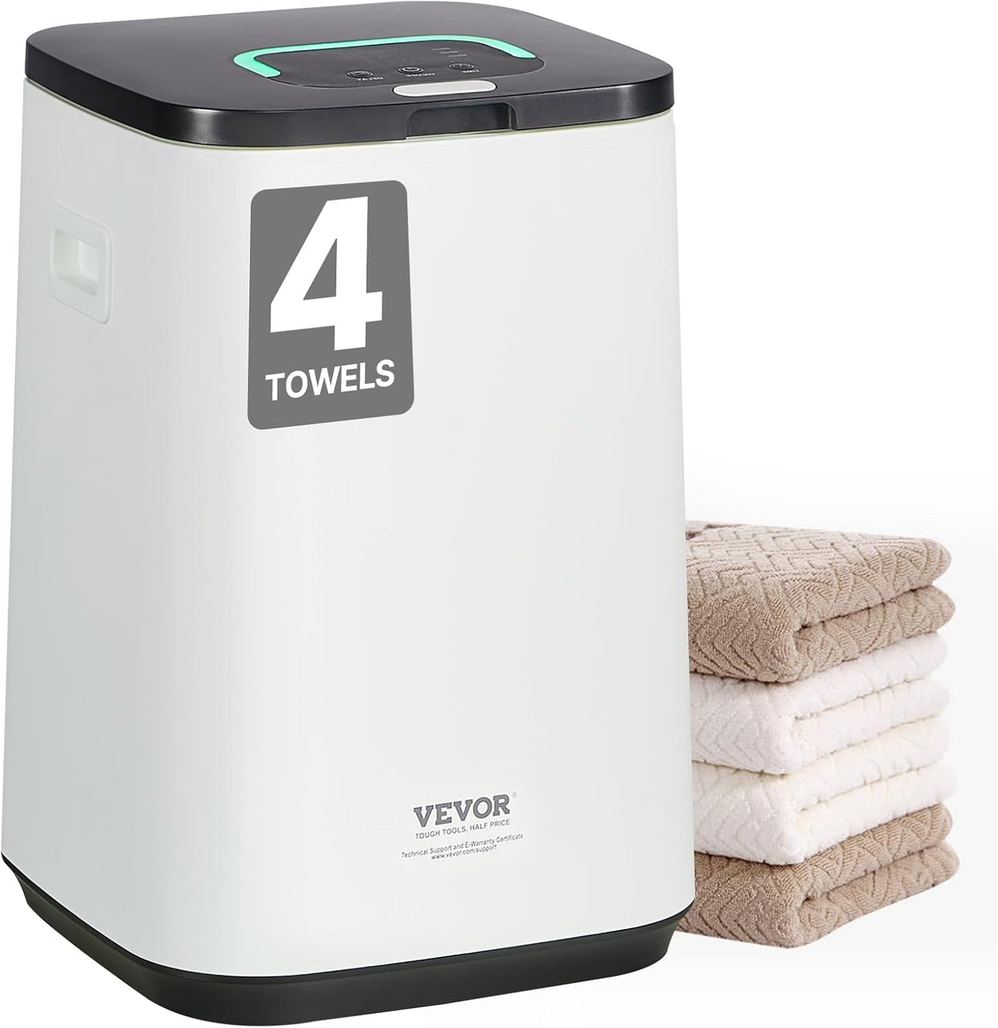 VEVOR Towel Warmers for Bathroom, Towel Warmer Bucket Auto Shut Off for Spa Fits up to 3 Oversized Towels, Blankets, Clothes, Bathrobes, PJ's and More