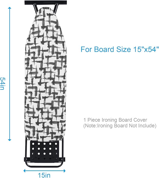 BNDX Ironing Board Cover, Stain Resistant & Durable Scorch, 2 Click Buckles
