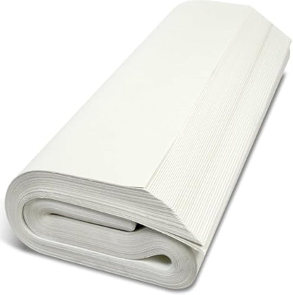 KAPCO A1 100 White Newspaper Offcuts Paper Sheets (20 x 30in) | Packaging for Moving House, Gift Box Packing, Storing Fragile Items, Clothes Wrapping | Super Absorbent Food Wrapping & Chip Shop Paper