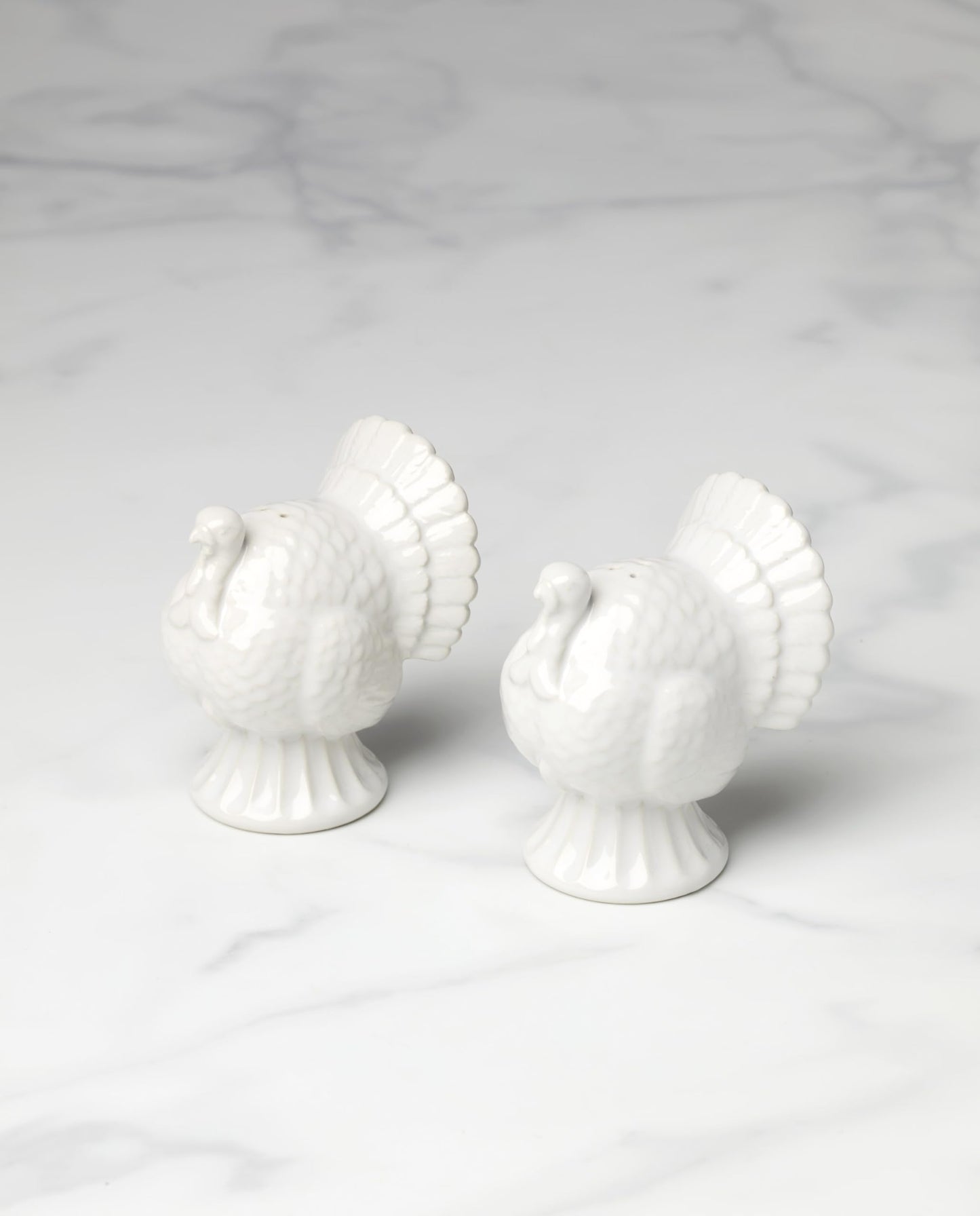 Lenox 898334 French Perle Carved Turkey Salt & Pepper Set