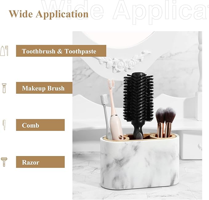 Shinowa Toothbrush Holder, Premium Toothbrush Organizer, Bathroom Storage