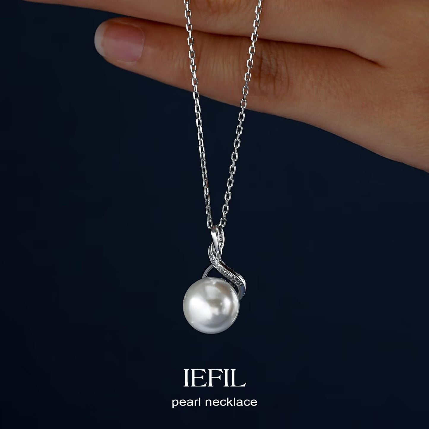 Iefil Anniversary Women Gifts - Anniversary Birthday Gifts for Her | Pearl Necklace for Women, Pearl Jewelry