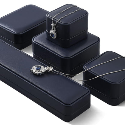 Yinbeini Bracelet Gift Box, Leather Gift Box For Men,Premium Small Gift Boxes,Luxury Bangle Box (Blue)